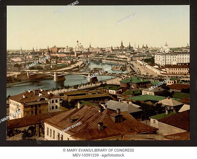 General view, Moscow, Russia. Date between ca. 1890 and ca. 1900