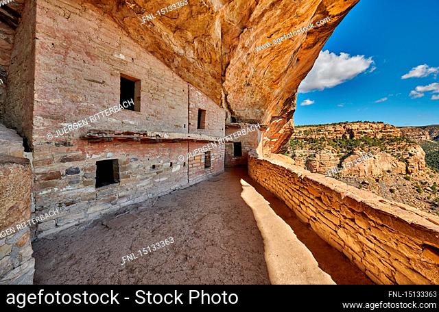 Balcony House, Cliff dwellings, Mesa Verde National Park, Colorado, USA
