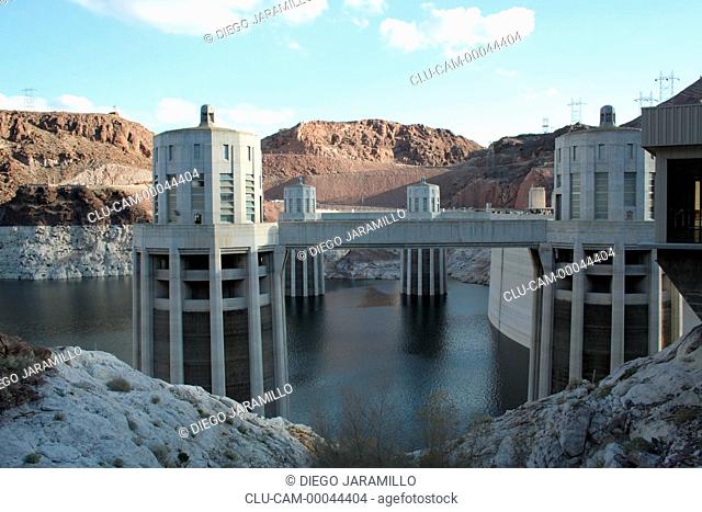 Hoover Dam, Nevada, Arizona, United States, North America