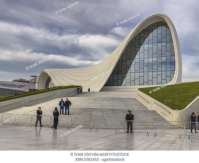 Heydar Aliyev Center, 2012, designed by Zaha Hadid, Baku, Azerbaijan