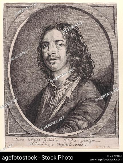 Portrait of William Dobson, 1645-49 (?). Creator: Josias English