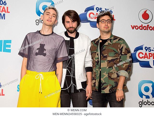Capital FM Summertime Ball at Wembley Stadium - Arrivals Featuring: Olly Alexander, Mikey Goldsworthy, Emre Türkmen, Years & Years Where: London