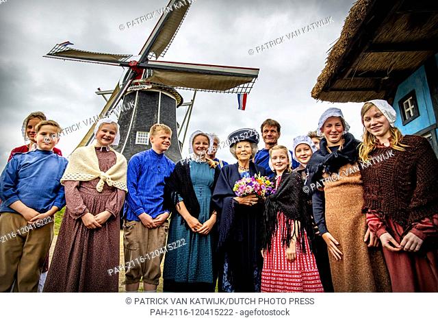Princess Beatrix at the celebration of 200 years windmill Hermien in Harreveld, Netherlands, 17 May 2019. Photo: Patrick van Katwijk |