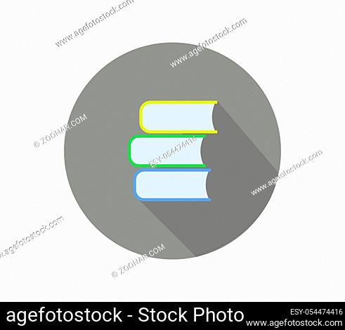 book icon illustrated in vector on white background