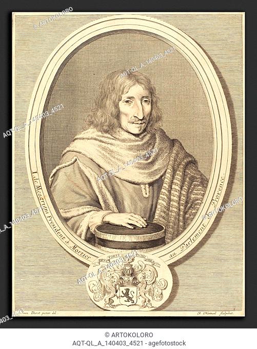 Robert Nanteuil after Jean Daret (French, 1623 - 1678), Jean de Mesgrigny, 1652, engraving