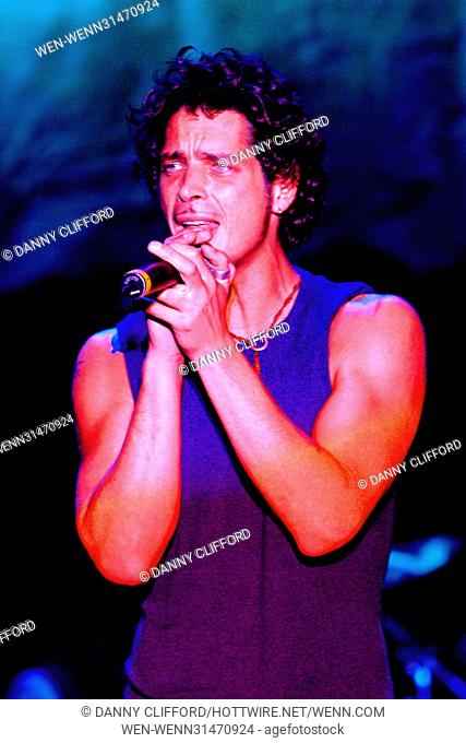 Chris Cornell of Audioslave at Download Festival 2003 Featuring: Chris Cornell Where: London, United Kingdom When: 01 Jun 2003 Credit: Danny Clifford/Hottwire