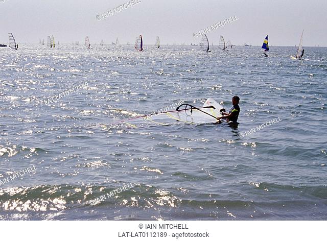 Windsurfing is a surface water sport using a windsurf board. It is a combination of sailing and surfing. It became a popular sport in the late half of the 20th...