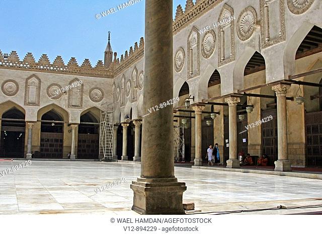 Al-azhar Mosque in Cairo, Egypt