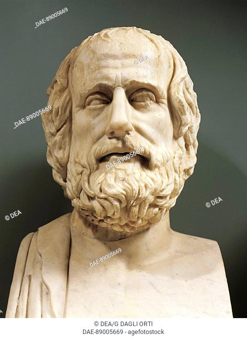Ellin HEAD Euripides GREEK POET OF THE FIFTH CENTURY BC  Roma, Museo Capitolino