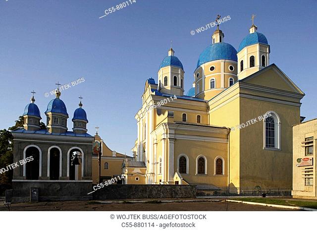 Chervonohrad, Krystynopol, Bernardin's Monastery, 1736, Holy Spirit church, Bell tower, 1927, Lviv/Lvov Oblast, Western Ukraine