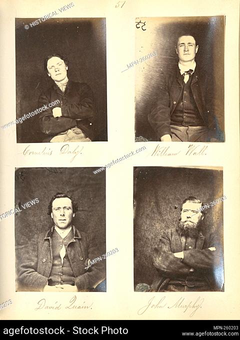 Cornelius Daly ; William Wall ; David Quain ; John Murphy. Larcom, Thomas A. (Thomas Aiskew) (1801-1879) (Collector). Thomas A
