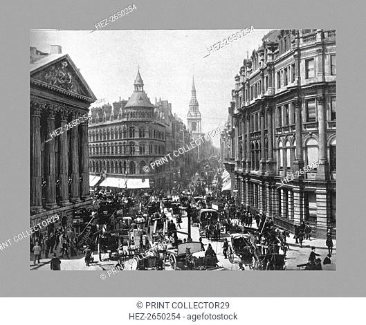 The Mansion House and Cheapside, London, c1900. Artist: Frith & Co