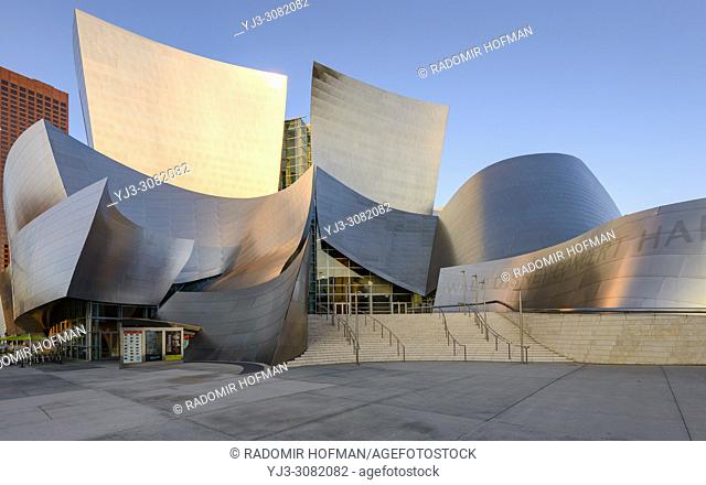 Disney Concert Hall, downtown Los Angeles, California, USA