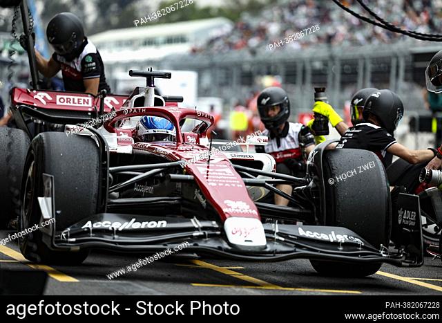 #77 Valtteri Bottas (FIN, Alfa Romeo F1 Team ORLEN), F1 Grand Prix of Mexico at Autodromo Hermanos Rodriguez on October 28, 2022 in Mexico City, Mexico