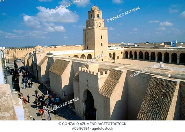 The Great Mosque. Qairouan. Tunisia