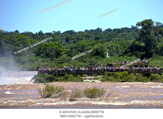 Iguazu Falls are waterfalls of the Iguazu River on the border of the Argentine province of Misiones and the Brazilian state of Paraná