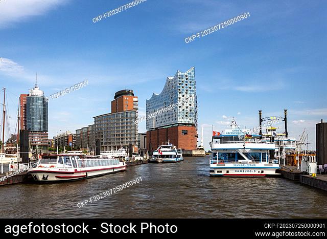 The Elbe Philharmonics, a concert hall in the HafenCity (port) quarter of Hamburg, Germany, July 29, 2022. (CTK Photo/Tomas Cerny)