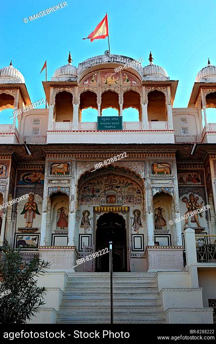 Rajasthan, Mandawa, Hindu Temple Raghu Nath, Raghunath Temple, North India, India, Asia