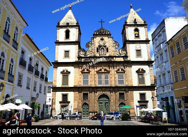 Sao Francisco Church and Convent of Salvador, Pelourinho quarter. Salvador de Bahia, Brazil