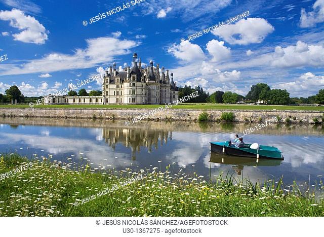 Chambord castle in Loire Valley listed as World Heritage by UNESCO  France