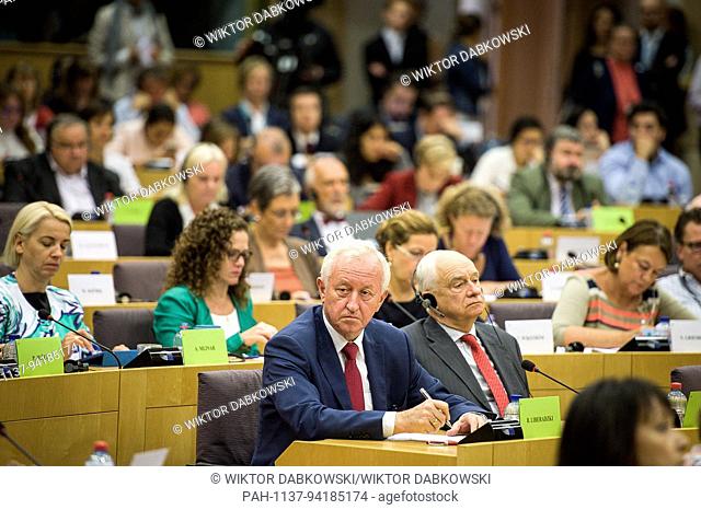 Members of European Parliament (MEP) during debate on Rule of law in Poland at European Parliament's Committee of Civil Liberties