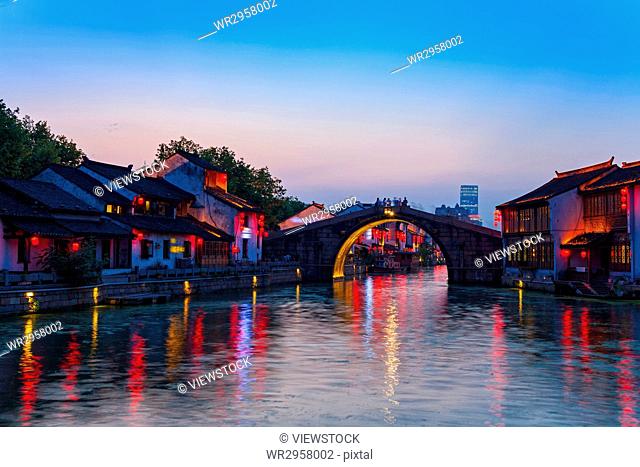 Ancient town of Wuxi, Jiangsu Province, China