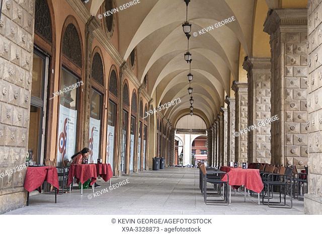 Podesta Palace Building; Piazza Maggiore Square; Bologna; Italy