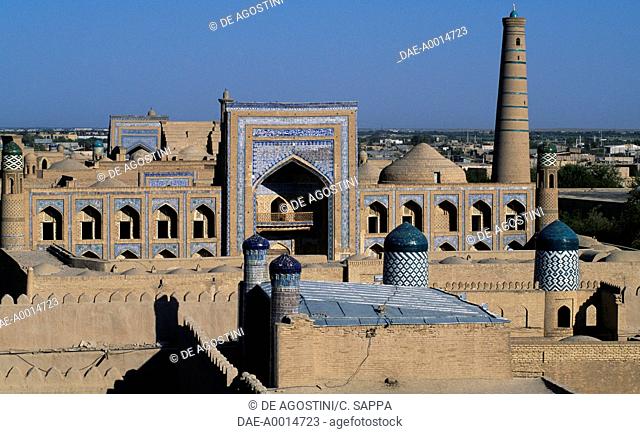 Medresseh of Muhammad-Amin-Khan (19th century), Itchan Kala (Unesco World Heritage List, 1990), Khiva, Khorezm, Uzbekistan