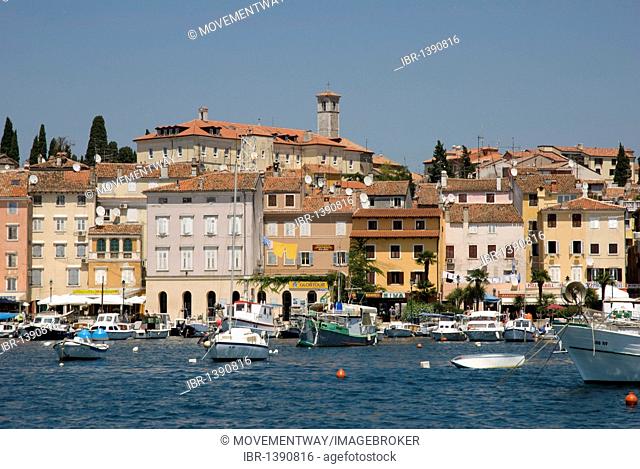 Port and historic town, Rovinj, Istria, Croatia, Europe