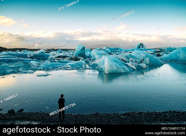 Iceland, South Iceland, ¶ÿJokulsarlon glacial lake