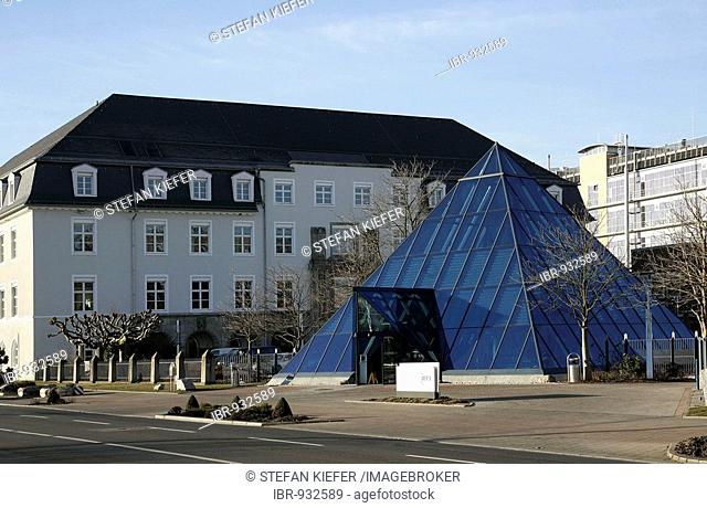 Corporate headquarters of Merck KGaA, Darmstadt, Hessen, Germany, Europe