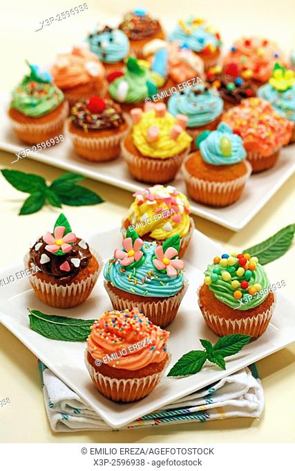 Assorted cupcakes