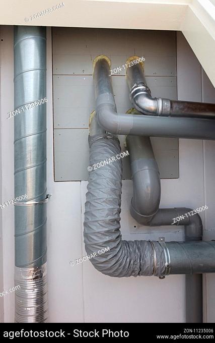 Pipe system in a house in the Netherlands