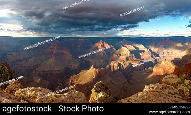 The Grand Canyon. Views of the canyon, the landscape and nature