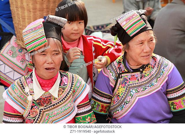 China, Yunnan, Yuanyang, Hani ethnic minority, people