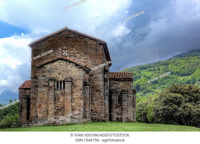 Church Santa Cristina de Lena 9th century, Asturias, Spain
