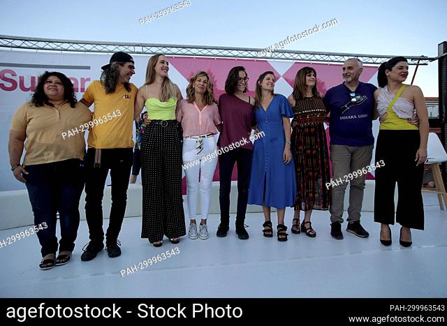 Madrid, Spain, 08.07.2022.- Yolanda Díaz, second vice president of the current Spanish coalition government, presents ""Sumar"" as a citizen movement that seeks...