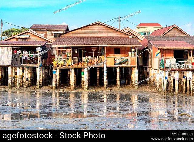 The Chew Jetty is a stilt house settlement of Chinese neighborhood, also known as Clan Jetties. Located at the Penang strait in George Town