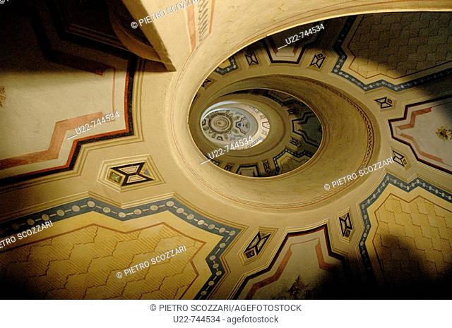 Vignola Modena, Italy, Palazzo Barozzi's winding staircase