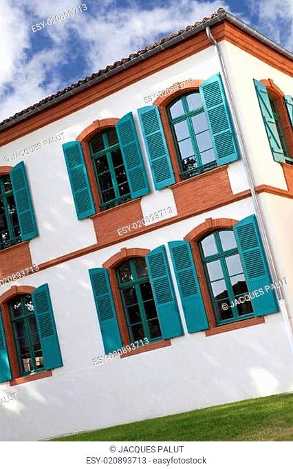 Facade of a French house