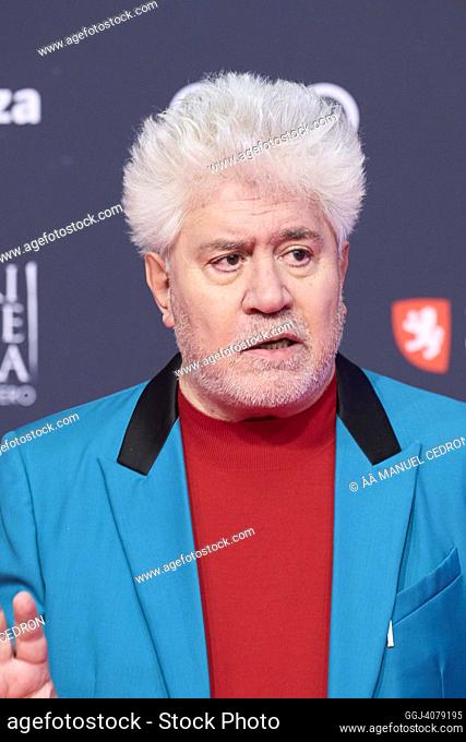 Pedro Almodovar attends Feroz Awards 2023 - Red Carpet at Auditorium on January 28, 2023 in Zaragoza, Spain