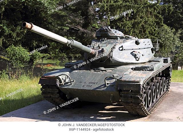 United States M60A1 Army Tank also called the Patton tank in honor of General George Patton, Commander of the US Third Army in World War II  The Patton tanks...