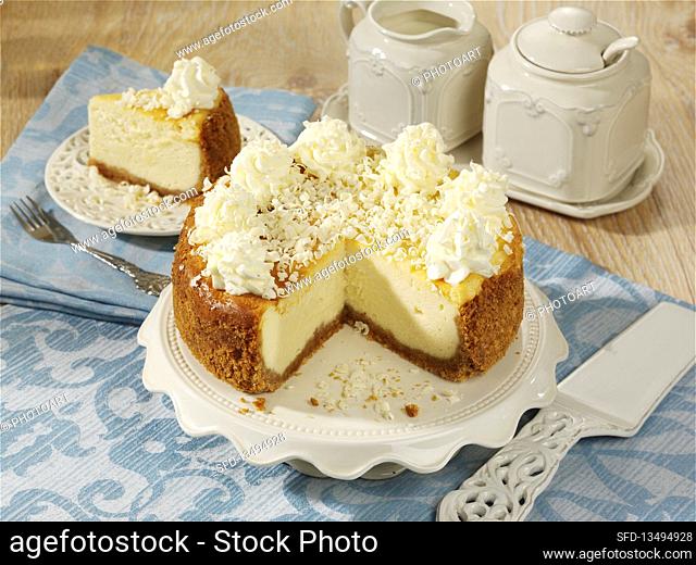 White chocolate cheesecake