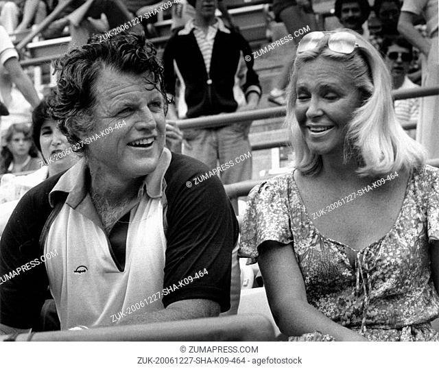 Dec 27, 2006; London, England, UK; TED KENNEDY and wife JOAN at Wimbledon.The Kennedy family is a prominent Irish-American family in American politics and...
