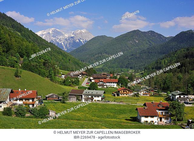 Ramsau and the Berchtesgaden Alps, Ramsau, Upper Bavaria, Bavaria, Germany, Europe