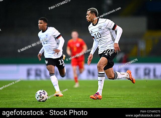 Lukas Nmecha (Germany). GES / Football / European Championship Qualification: Germany U21 - Wales U21, 11/17/2020 Football / Soccer: Euro Qualifier Under 21:...