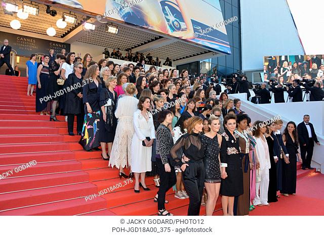 Cate Blanchett with 82 women chosen for the Cannes Film Festival since its creation in 1947. Among others: Clotilde Courau, Leïla Bekhti, Clémence Poesy