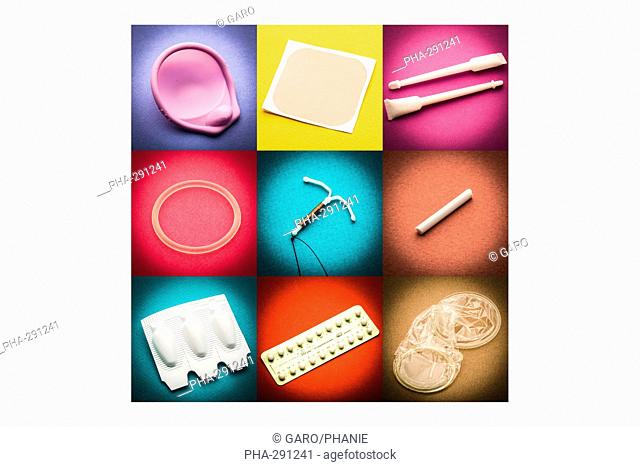 Assorted contraceptives