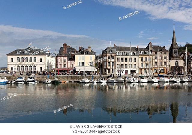 Port of Honfleur, Calvados, Basse Normandie, France