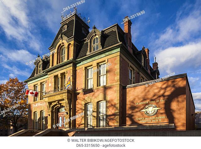 Canada, New Brunswick, Central New Brunswick, Fredericton, Garrison Quarter, New Brunswick Sports Hall of Fame, exterior